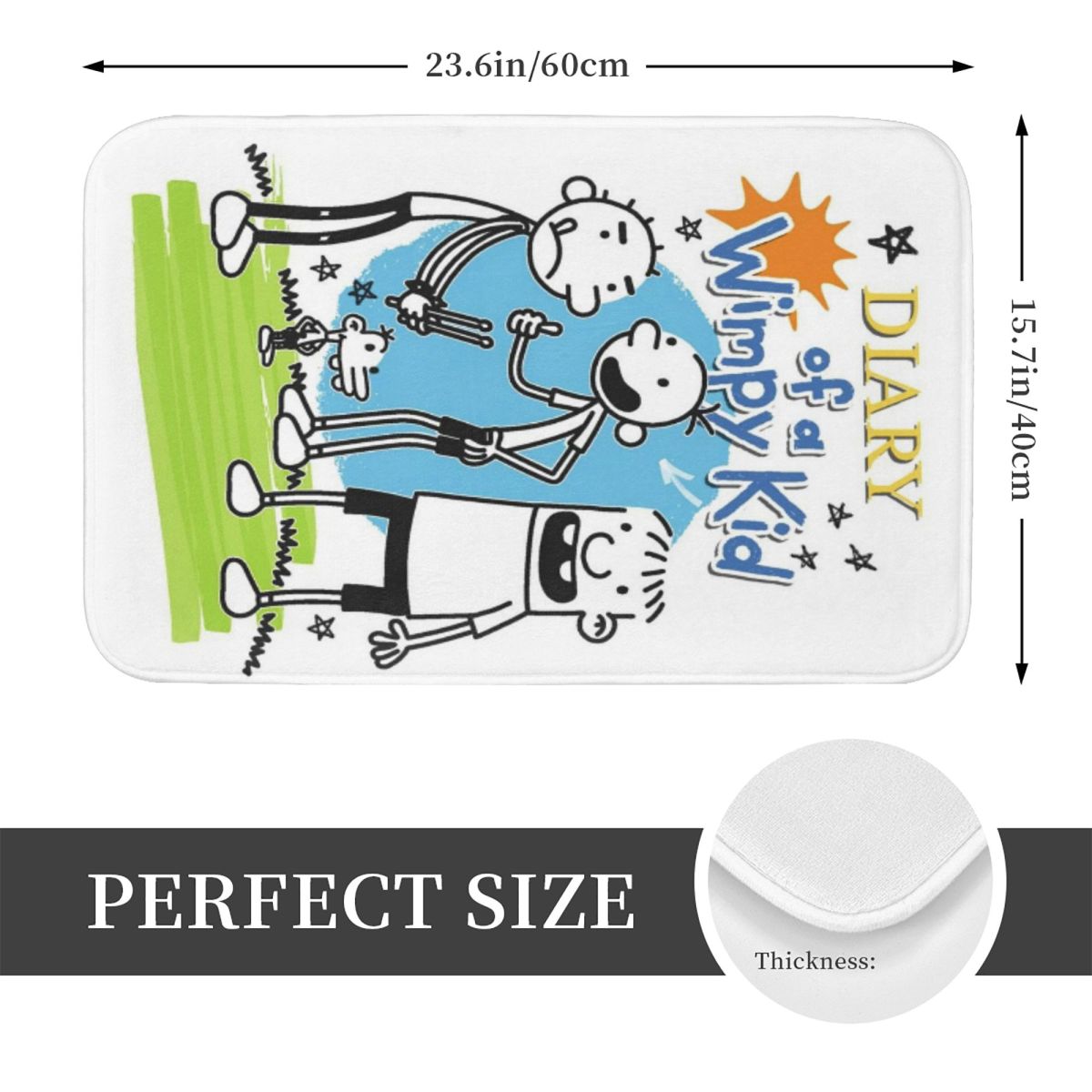 Diary Of A Wimpy Kid Anti-slip - đánh giá và giá Kids Outdoor Floor Cushions