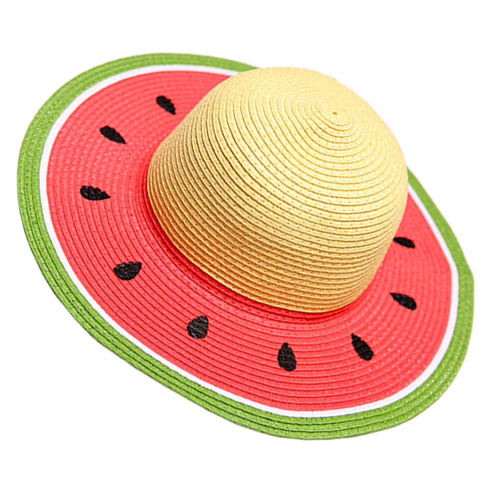 Girls Watermelon Straw Hat Sum - đánh giá và giá Kids Outdoor Hat