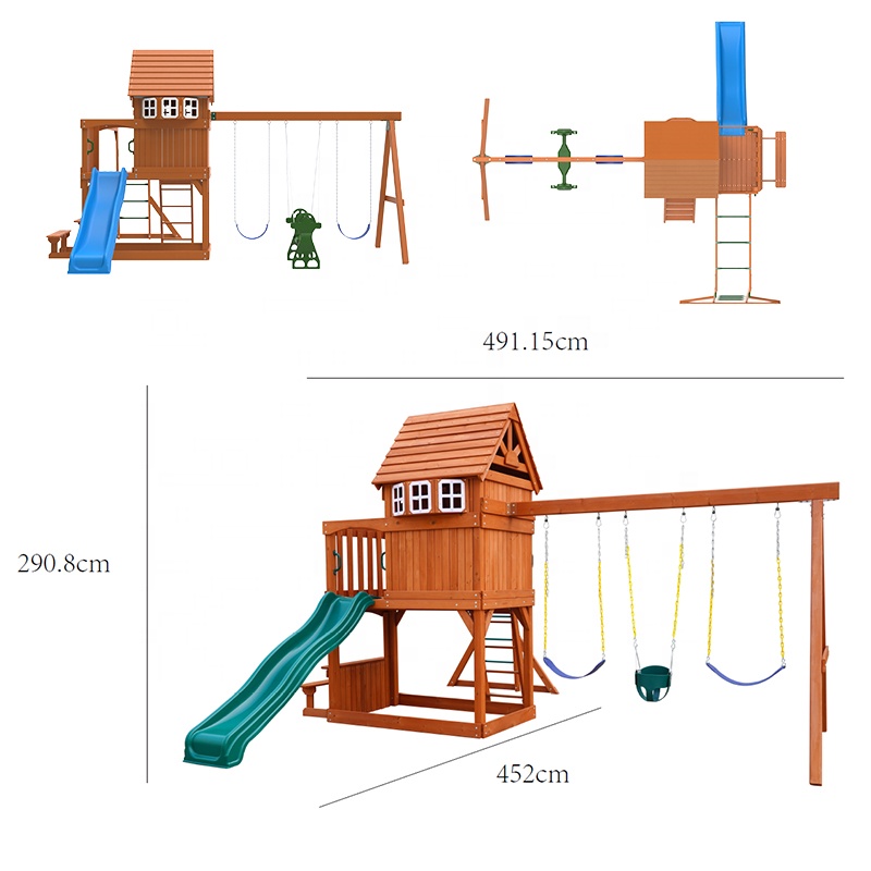 Large Outdoor Amusement Equipm - đánh giá và giá Kids Outdoor Treehouse