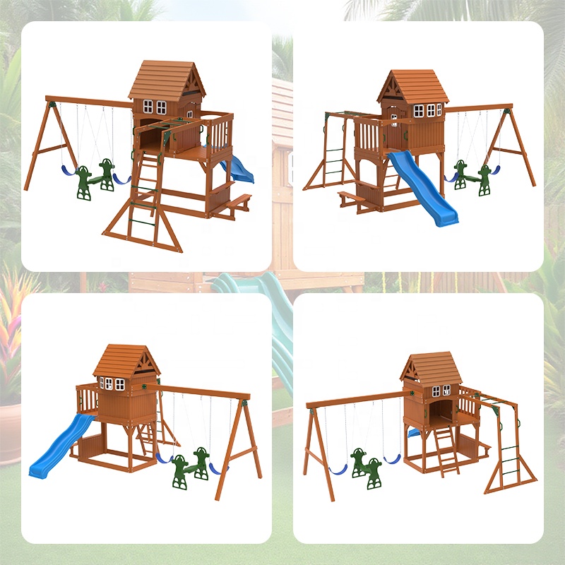 Large Outdoor Amusement Equipm - đánh giá và giá Kids Outdoor Treehouse