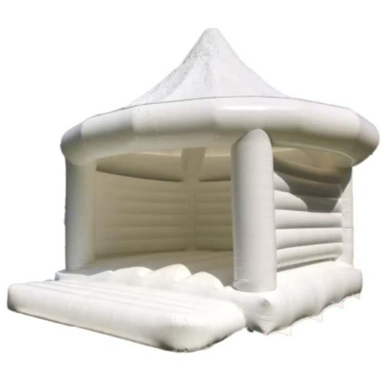 Inflatable White Wedding Bounc - đánh giá và giá Outdoor Toys For Kids