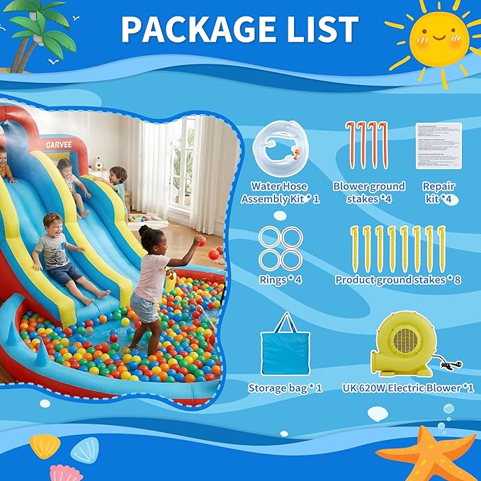 All-Season 8-in-1 Inflatable W - đánh giá và giá Kids Outdoor Climbing Wall