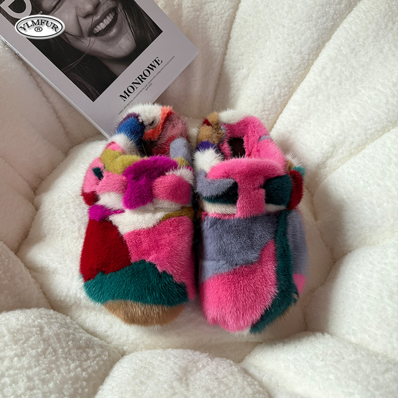 New Girl Luxury Mink Fur Slipp - đánh giá và giá Kids Outdoor Shoes