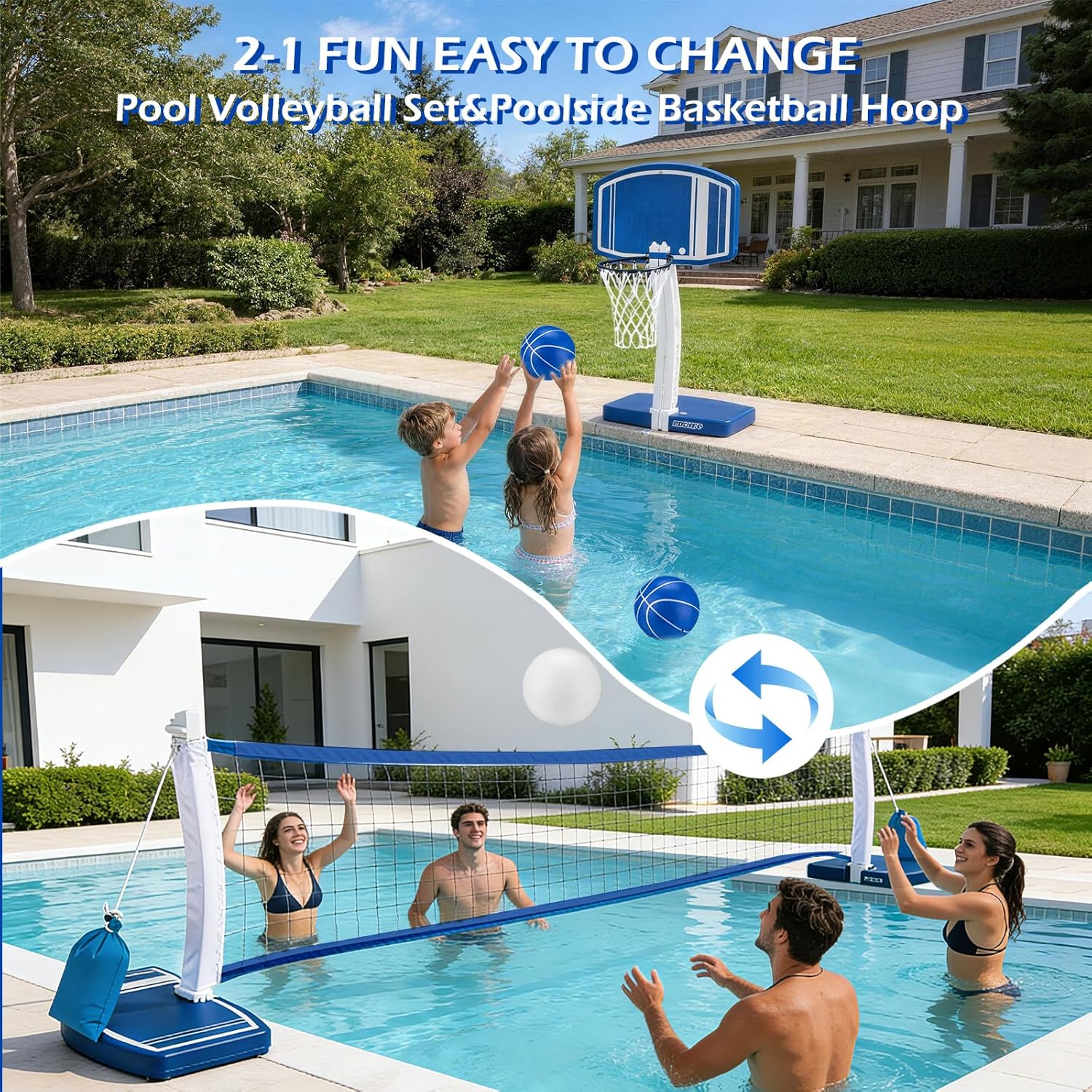 Above Ground Pool Basketball H - đánh giá và giá Outdoor Toys For Kids