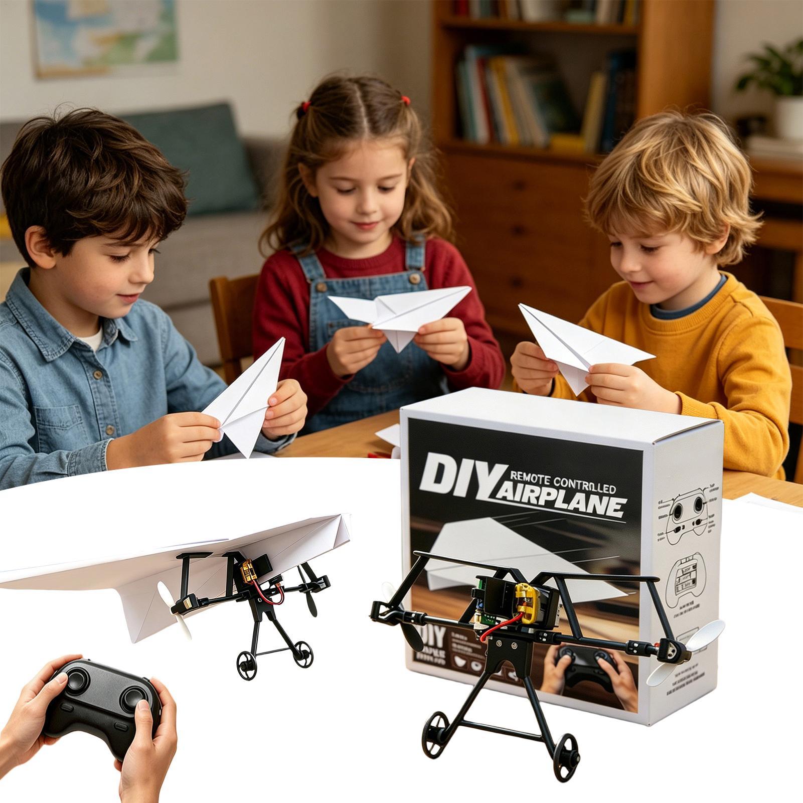 DIY RC Paper Airplane Kit Plan - đánh giá và giá Outdoor Toys For Kids