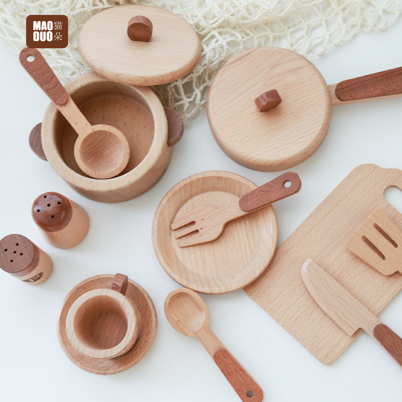 Maoduo Toys Beech Wooden Kids  - đánh giá và giá Kids Outdoor Kitchen Accessories