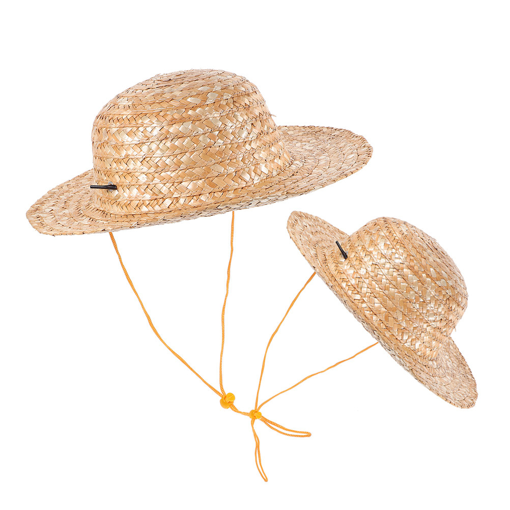 2Pcs Kids Sun Hat Natural Stra - đánh giá và giá Kids Outdoor Hat
