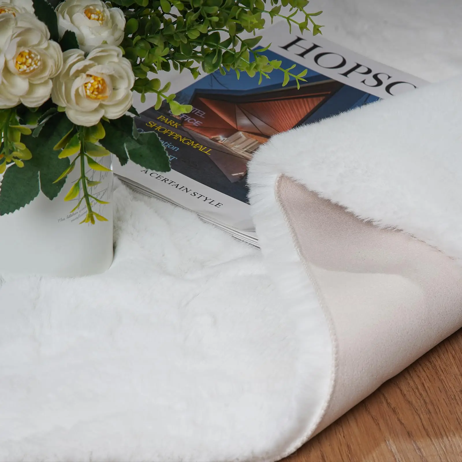 Oval Faux Rabbit Fur Rug Ultra - đánh giá và giá Kids Outdoor Floor Cushions