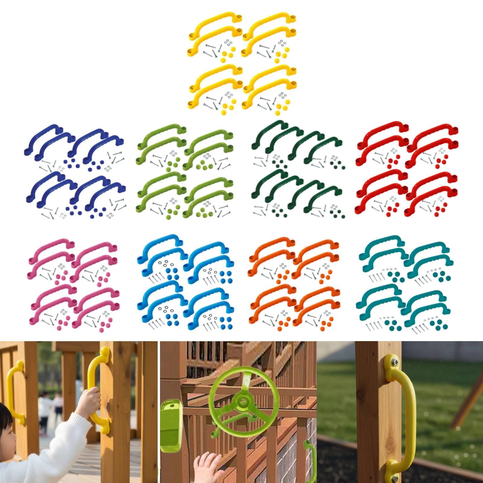 8 Pieces Climbing Handles Outd - đánh giá và giá Kids Outdoor Treehouse