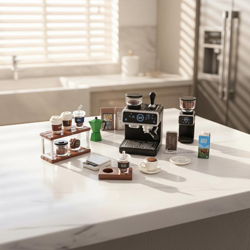 1:12 Dollhouse Miniature Coffe - đánh giá và giá Kids Outdoor Kitchen Accessories