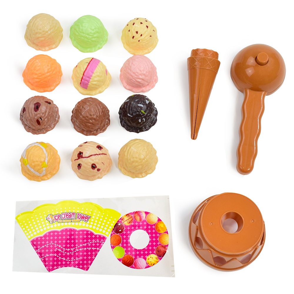 Children's Ice Cream Stacking  - đánh giá và giá Kids Outdoor Kitchen Accessories