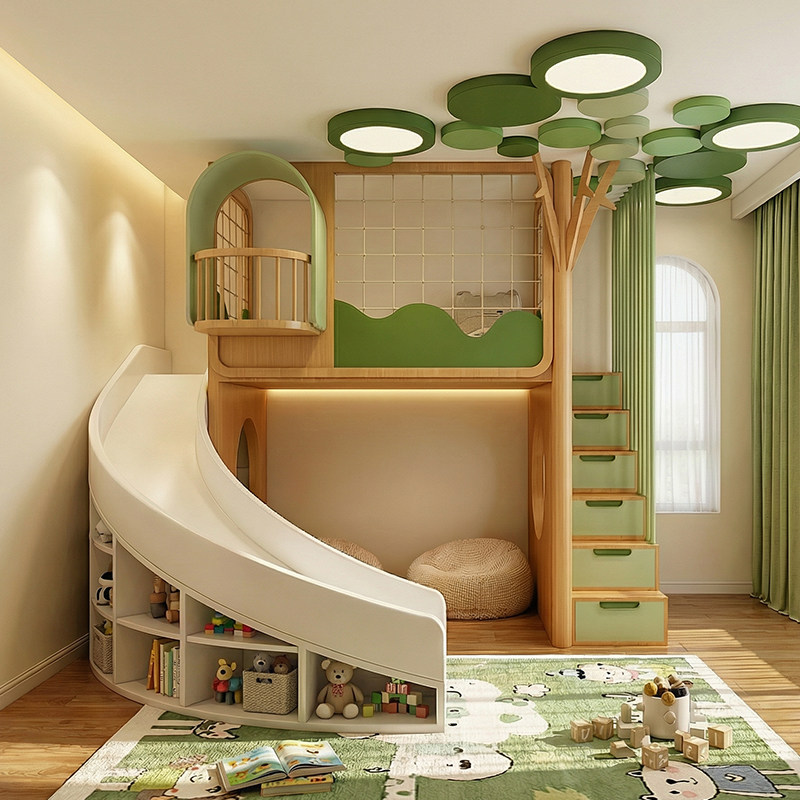 Solid wood children's room Tre - đánh giá và giá Kids Outdoor Treehouse