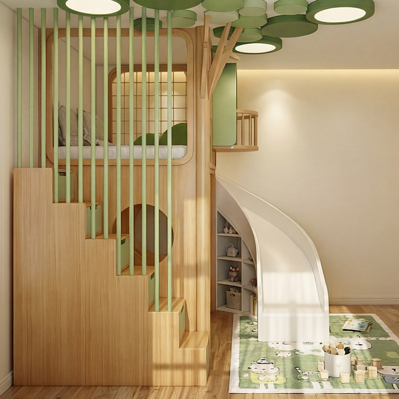 Solid wood children's room Tre - đánh giá và giá Kids Outdoor Treehouse