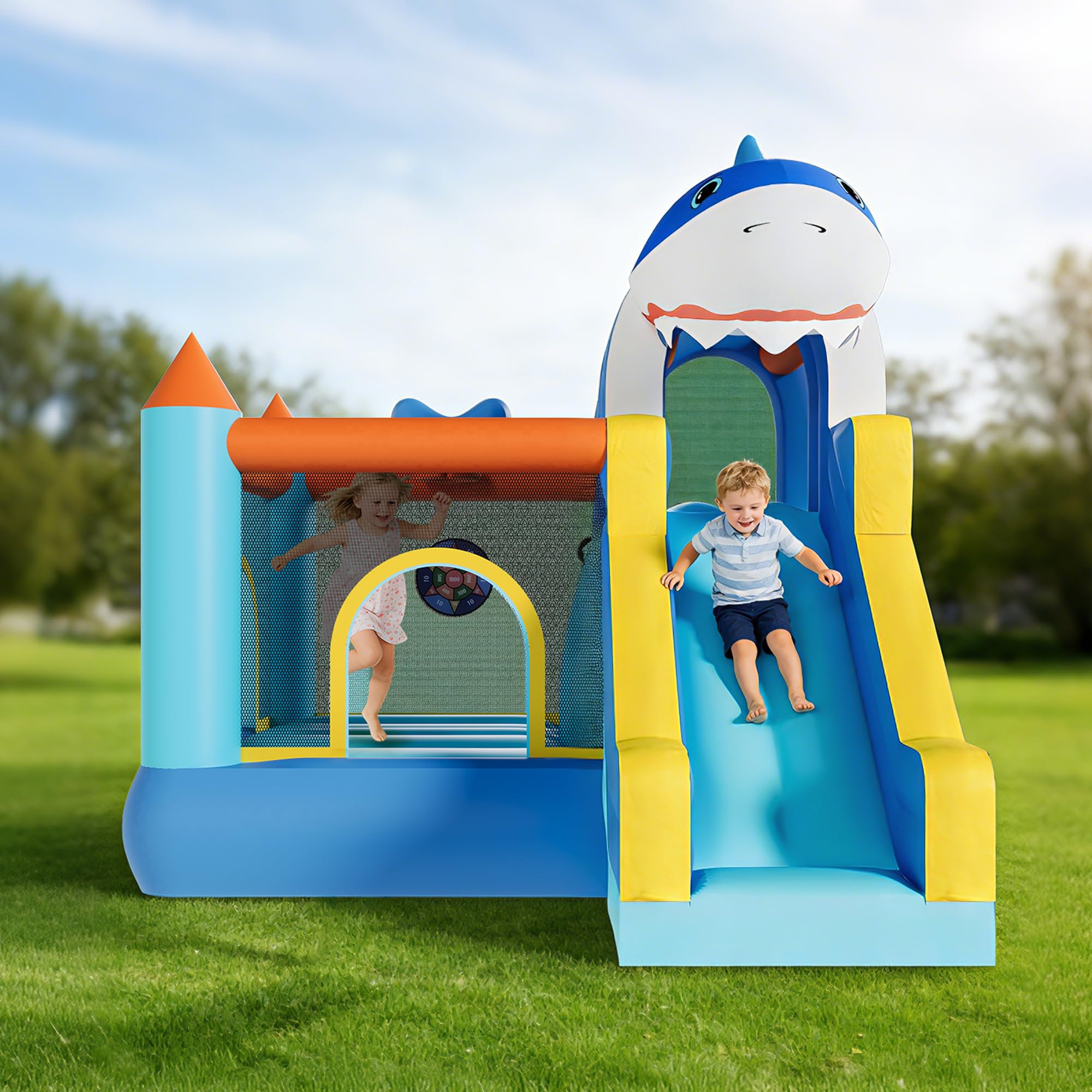 Inflatable Bounce House With S - đánh giá và giá Kids Outdoor Climbing Wall