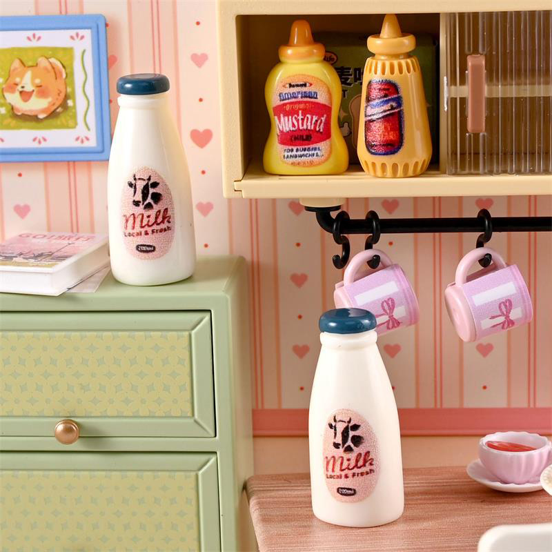 Miniature Food Model Toy Milk  - đánh giá và giá Kids Outdoor Kitchen Accessories