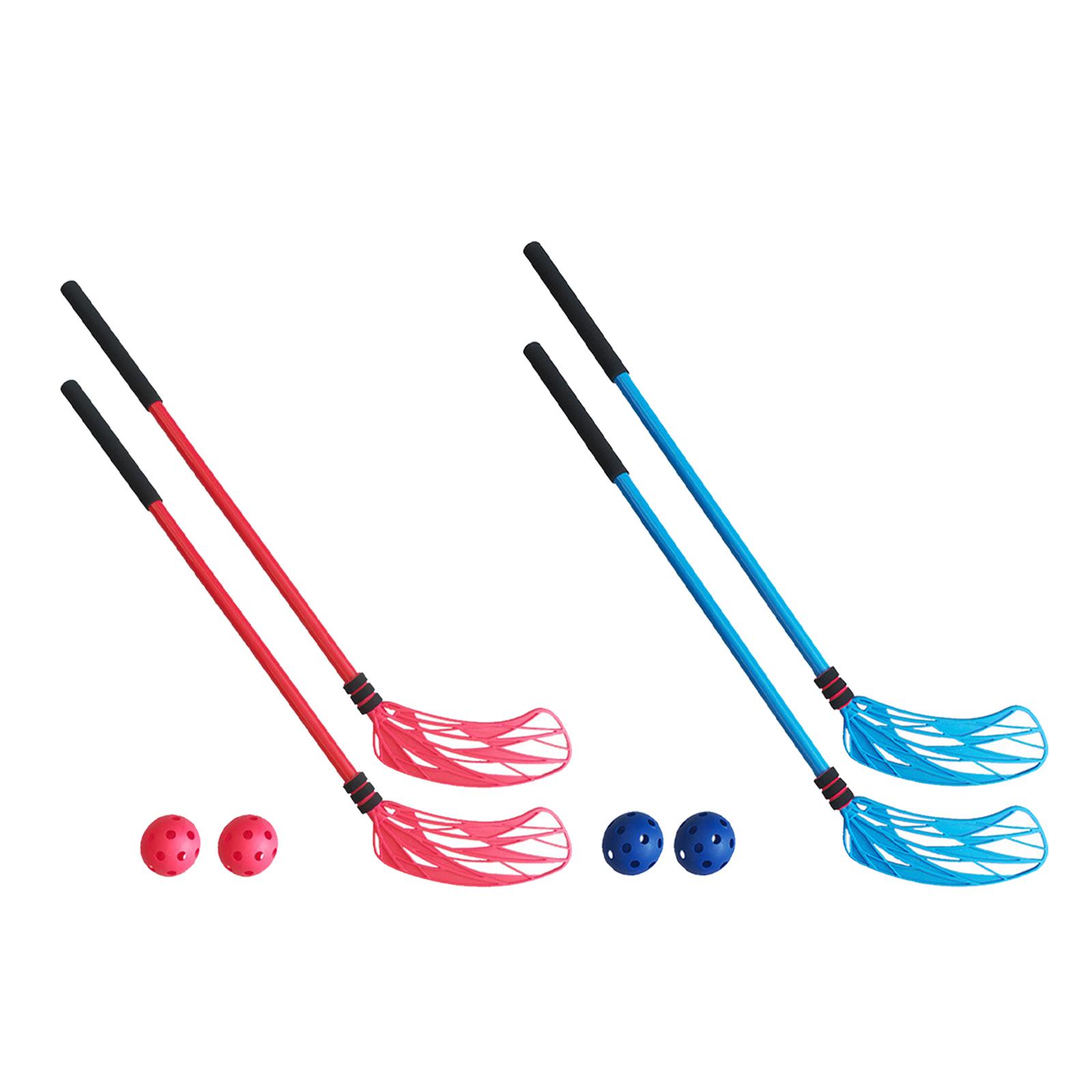 2x Floor Hockey Stick Set Pres - đánh giá và giá Kids Outdoor Hockey Sticks