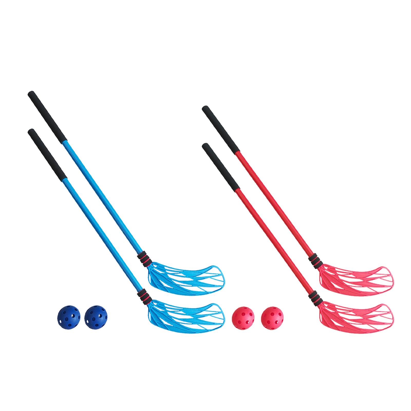 2x Floor Hockey Stick Set Pres - đánh giá và giá Kids Outdoor Hockey Sticks