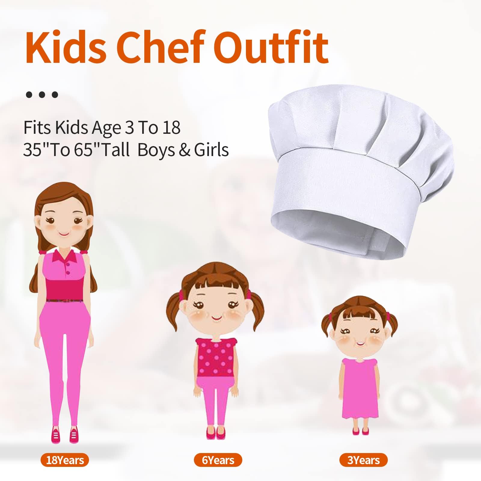 4PCS White Party Cap Hat Costu - đánh giá và giá Kids Outdoor Kitchen Accessories