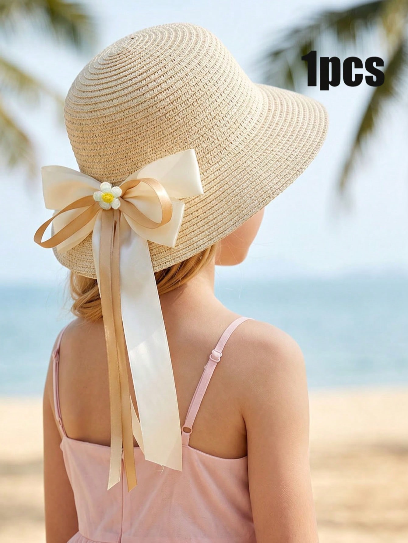 1Pc 3-8Y Girls Coffee Bow Stra - đánh giá và giá Kids Outdoor Hat